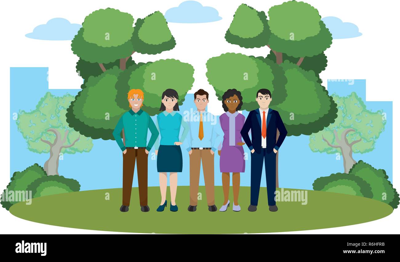 group of friends cartoon Stock Vector Image & Art - Alamy
