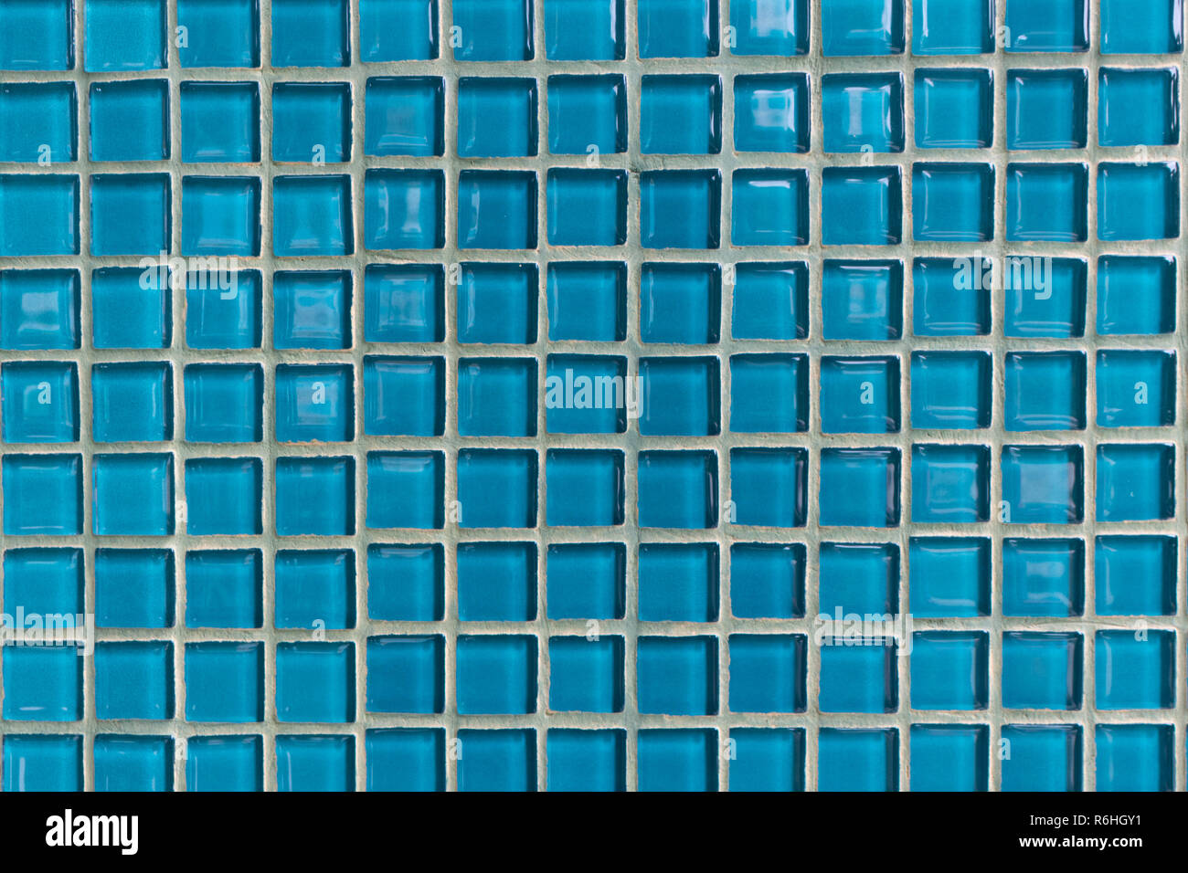 small grid of blue tile background Stock Photo - Alamy