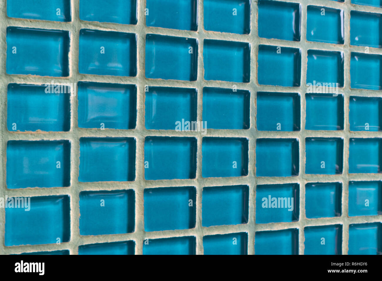 small grid of blue tile background Stock Photo - Alamy