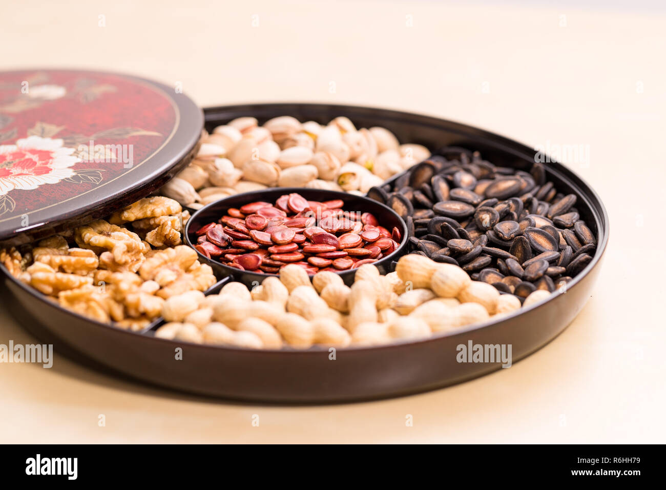 Traditional chinese assorted snack tray Stock Photo Alamy