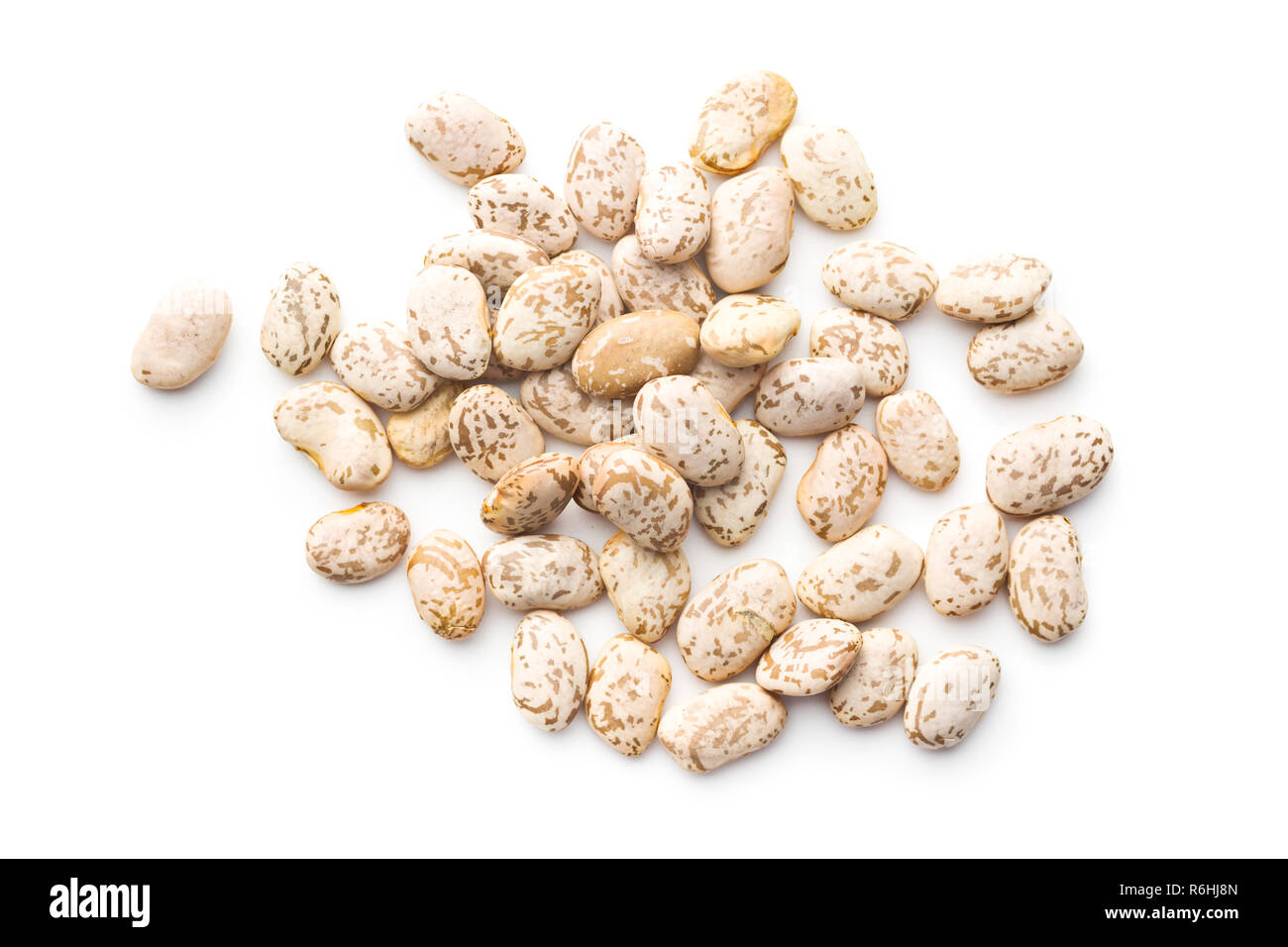 Dried borlotti beans Stock Photo Alamy