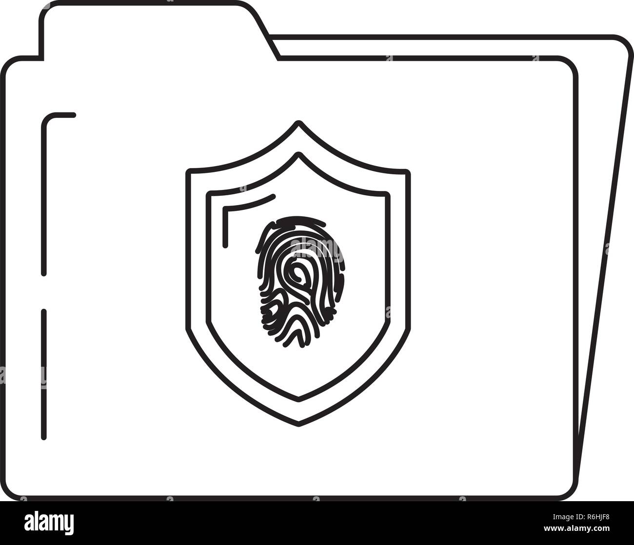 security system cartoon Stock Vector
