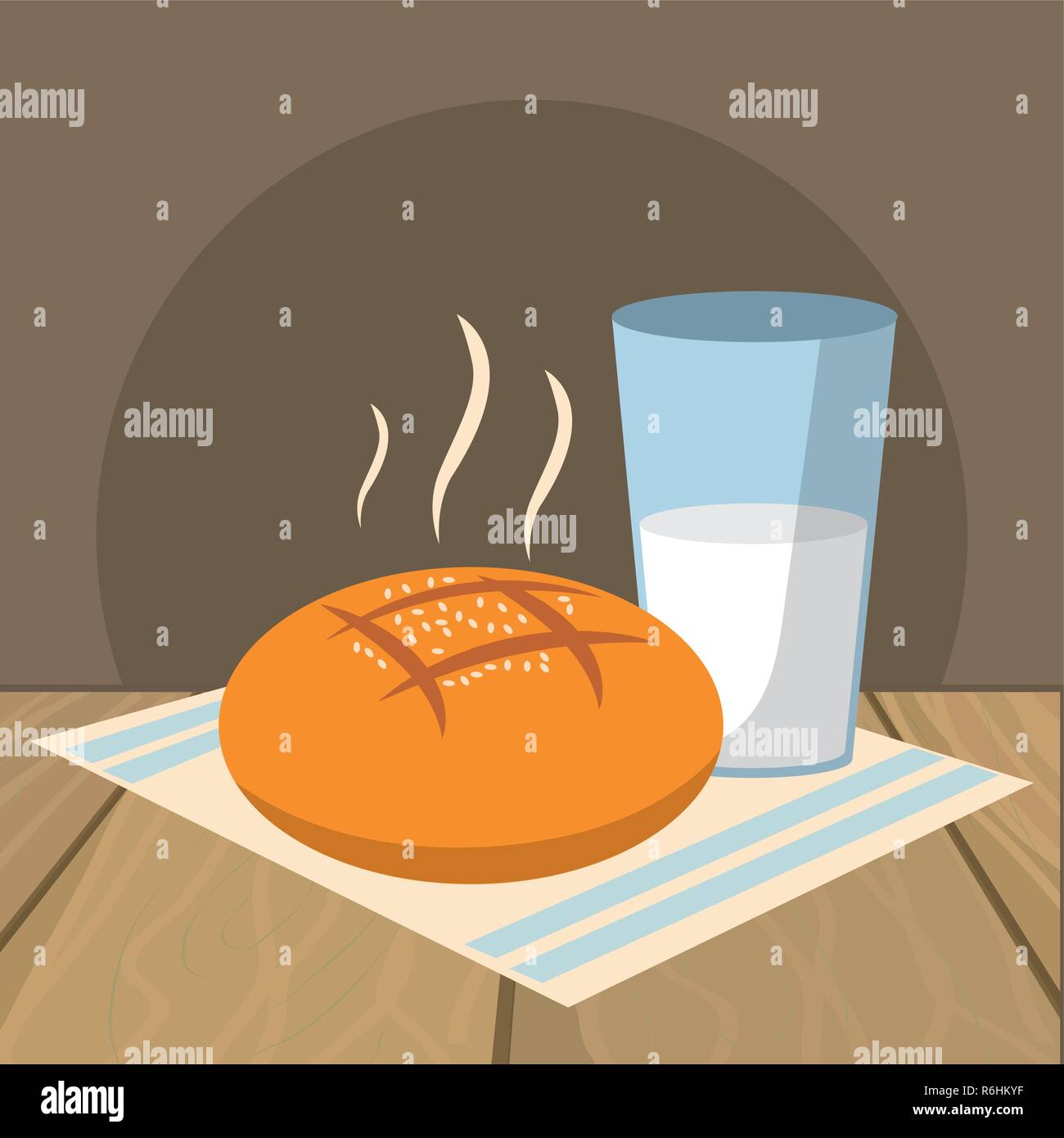 delicious food breakfast cartoon Stock Vector Image & Art - Alamy