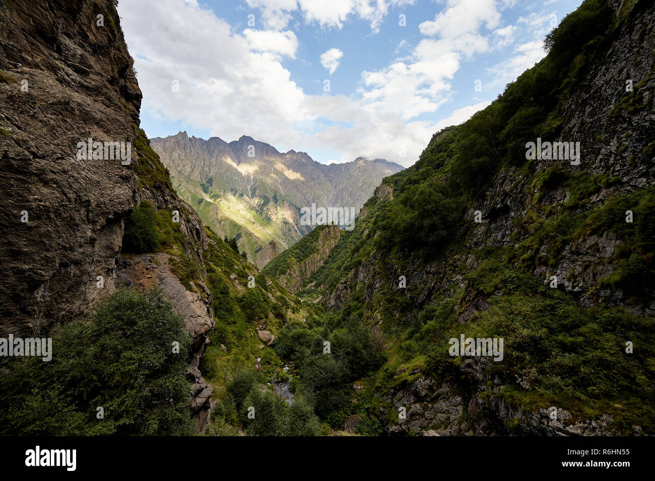 Ravine Between Rocks Rock ravine rise climb hi-res stock photography and images - Alamy