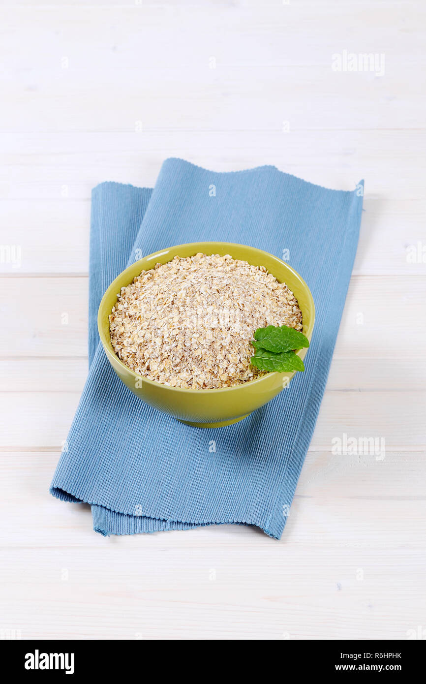 dry rolled oatmeal Stock Photo Alamy