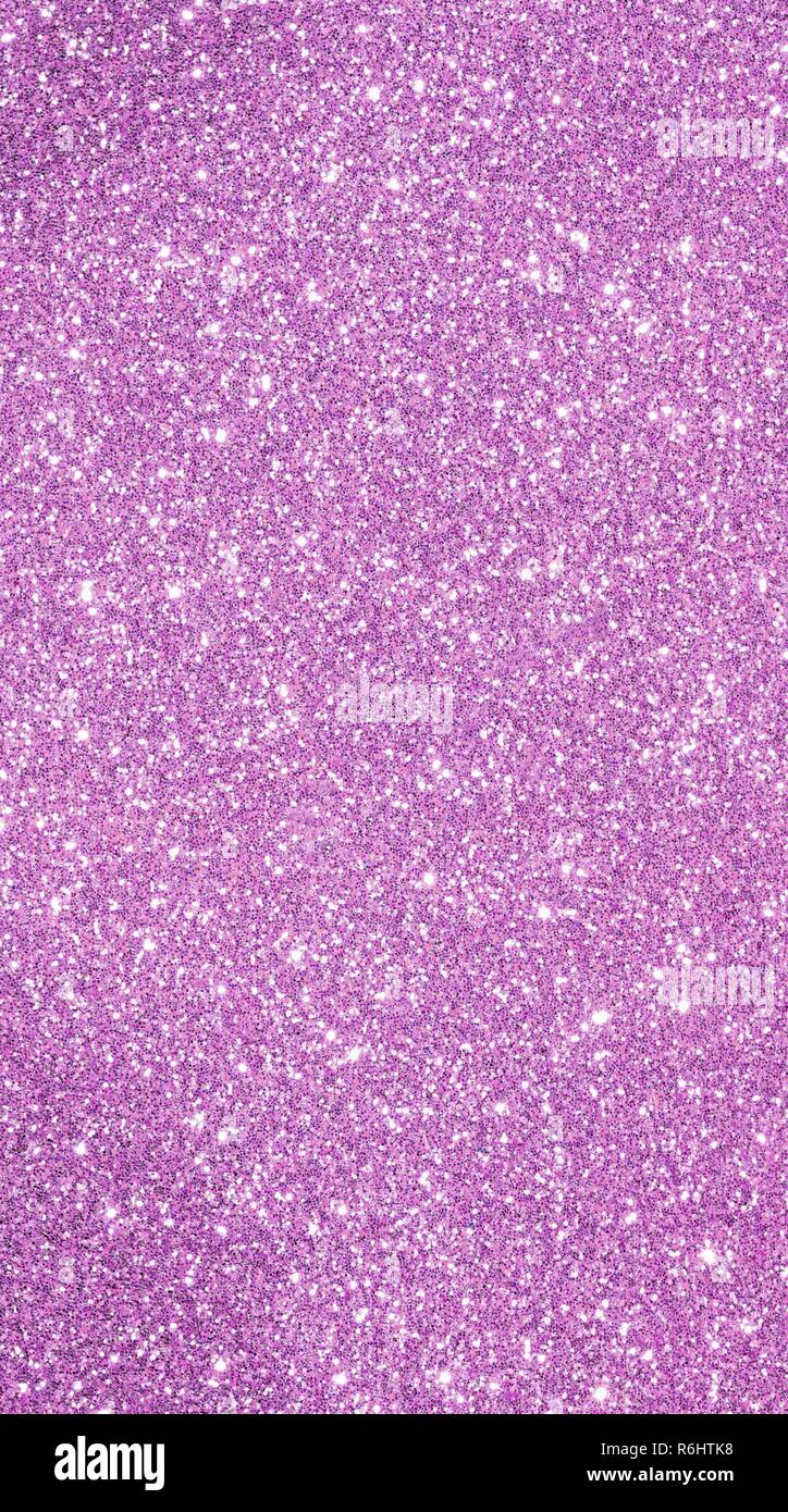 glitter lilac background with glitter and glare of lights Stock Photo