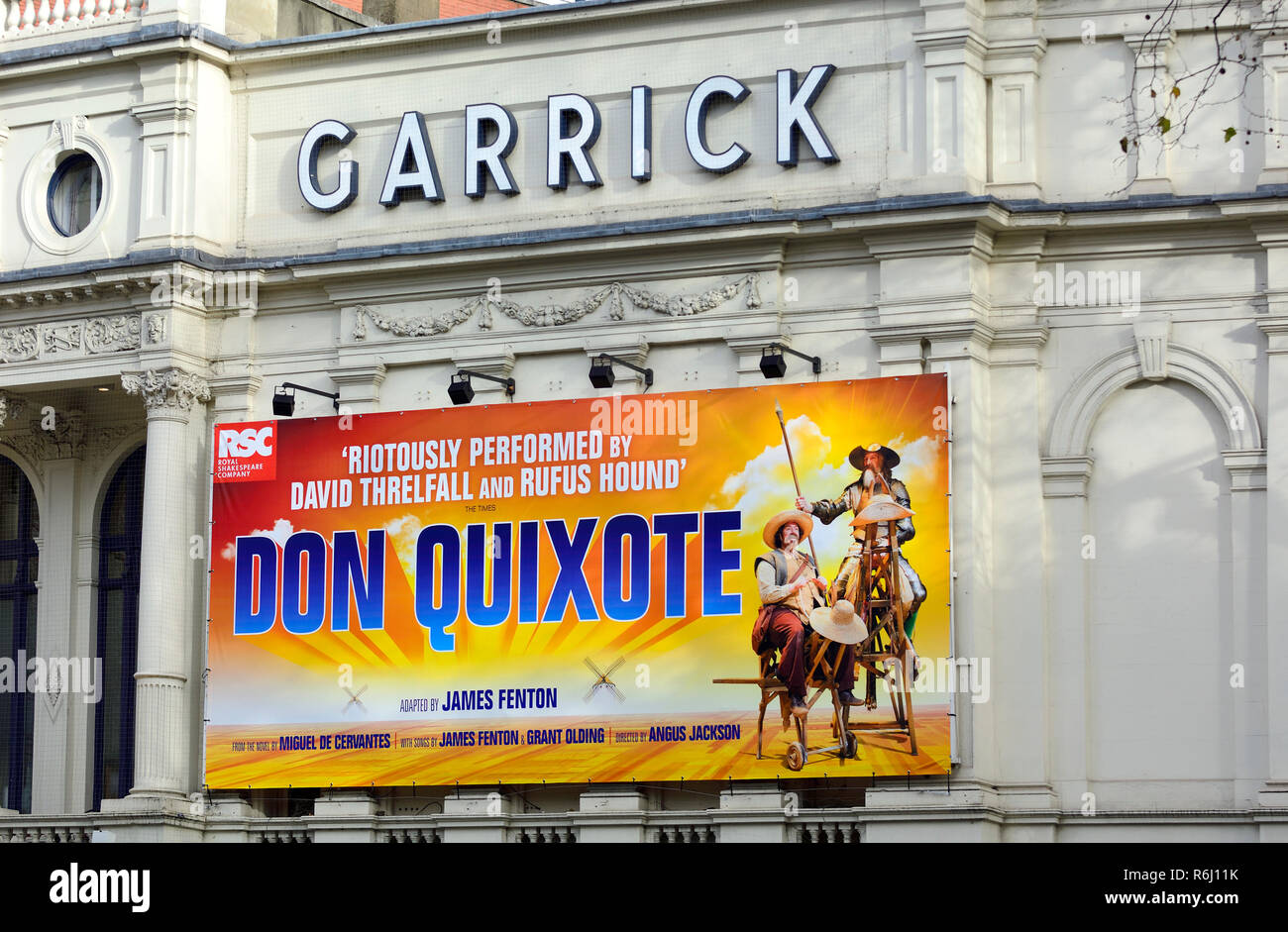 'Don Quixote' at the garrick Theatre, London, England, UK. December 2018 Stock Photo