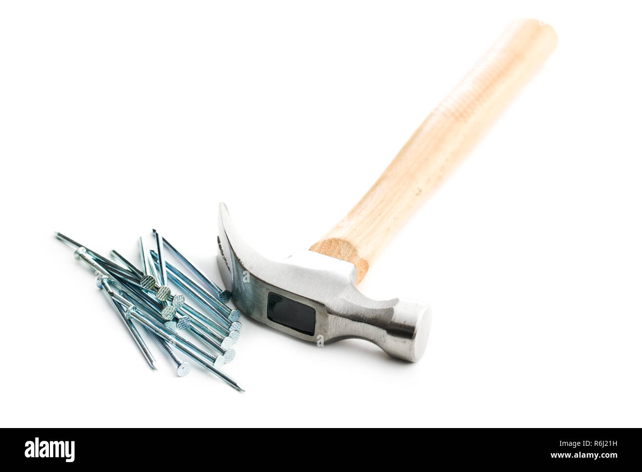 Hammer and nails Stock Photo Alamy