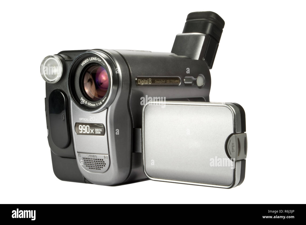 Digital Camcorder isolated on a white background Stock Photo - Alamy