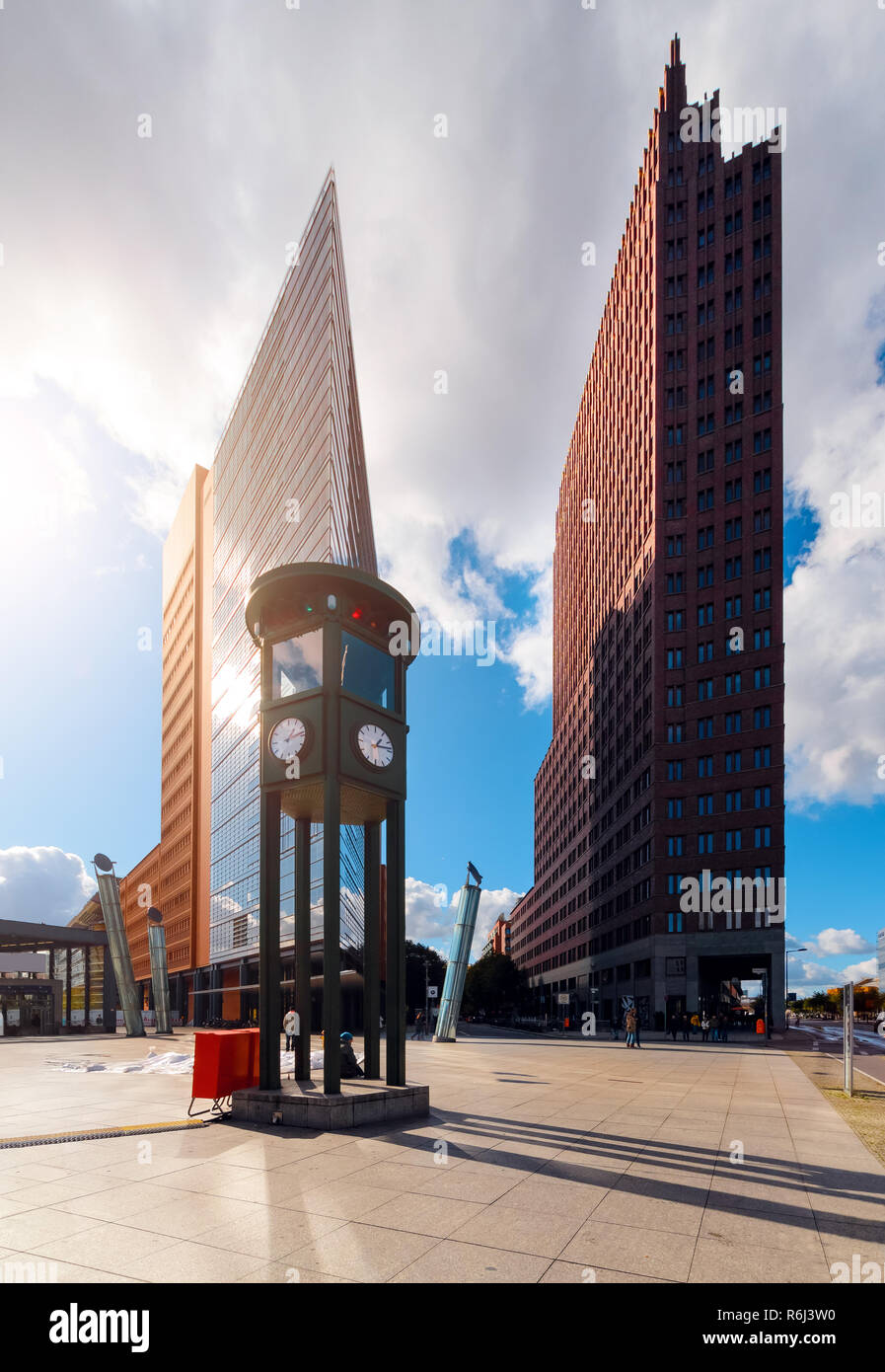 The Potsdamer Platz is one of the main tourist attractions in Berlin