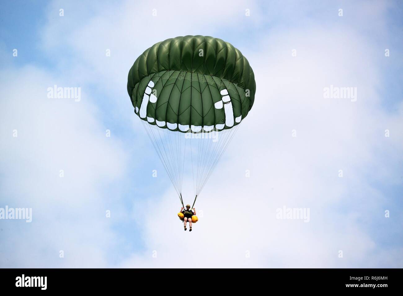 A U.S Army Paratrooper assigned to 1st Battalion, 503rd Infantry