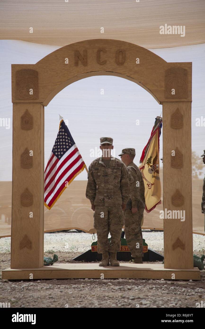 A U.S. Army Paratrooper deployed in support of Combined Joint Task
