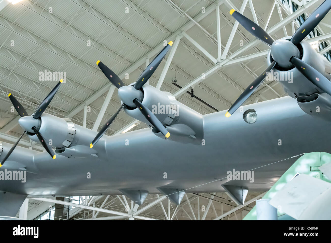 Howard Hughes' Spruce Goose (aka Flying Boat) at Evergreen Aviation & Space Museum in McMinnville, Oregon Stock Photo