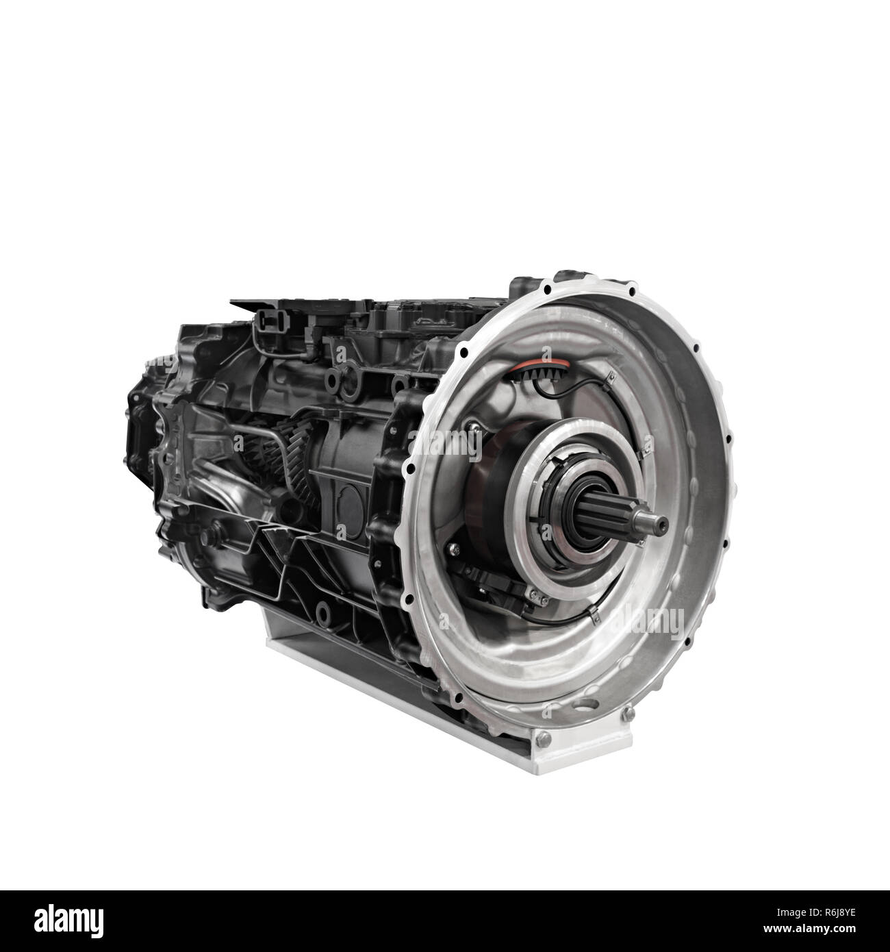 Car automatic transmission, car automatic gearshift isolated on white Stock Photo Alamy