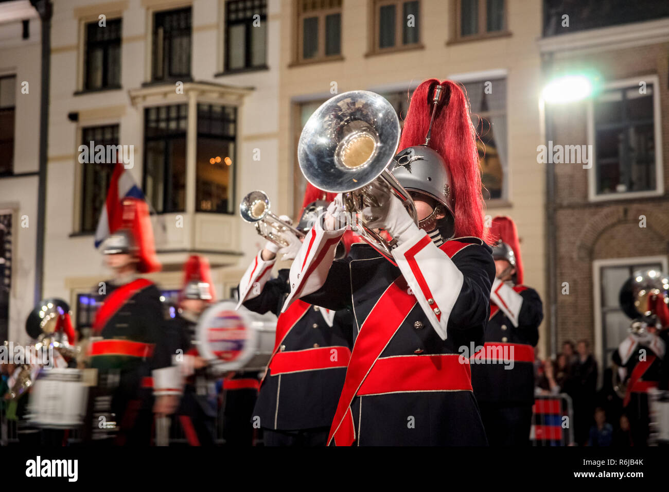 Details from a music, show and marching band. Playing musicians wind