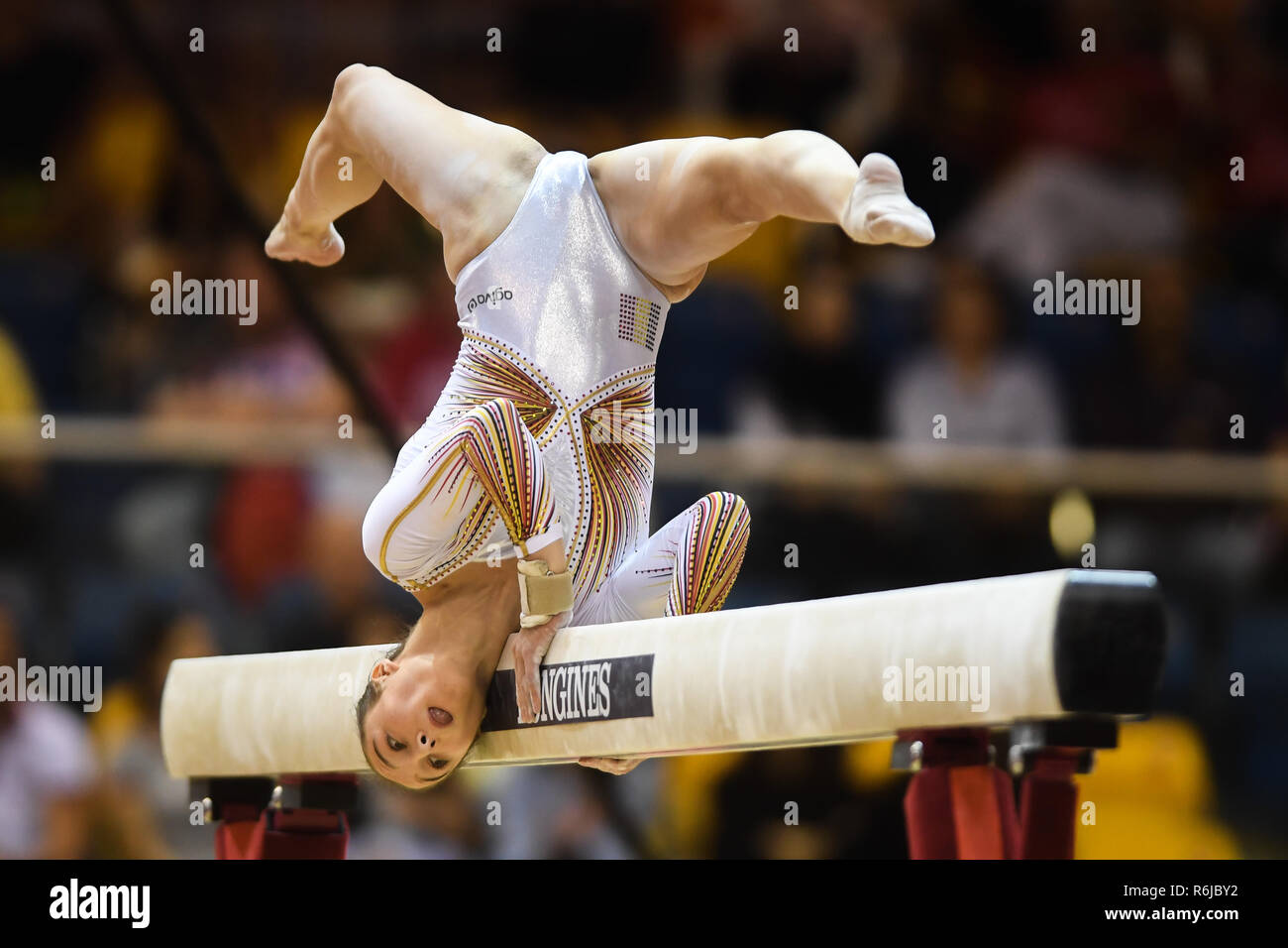 Doha Qatar 1st Nov 2018 Nina Derwael From Belgium Competes On The Balance Beam During The All Around Finals Competition Held At The Aspire Dome In Doha Qatar Credit Amy Sanderson Zuma Wire Alamy Live