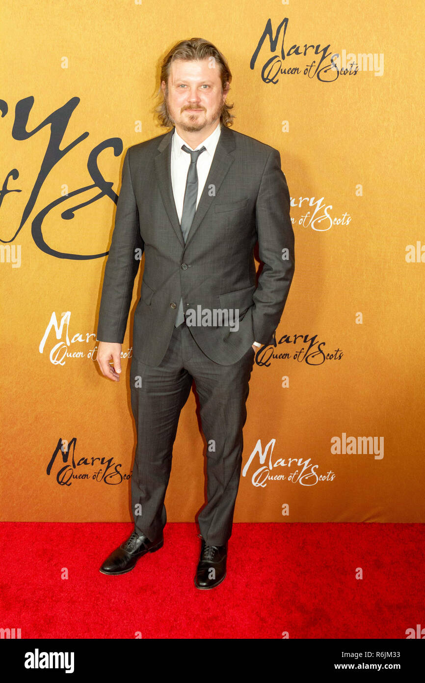 New York, USA. 4th Dec, 2018. Beau Williamon attends the New York premiere of 'Mary, Queen of Scots' at the Paris Theater in New York City on December 4, 2018. Credit: Jeremy Burke/Alamy Live News Stock Photo