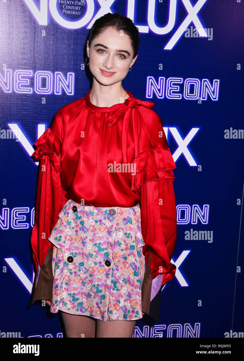 Los Angeles, California, USA. 05th Dec, 2018. a Raffey Cassidy 030 at the Premiere Of Neon's Vox Lux at ArcLight Hollywood on December 5, 2018 in Hollywood, California. Credit: Tsuni / USA/Alamy Live News Stock Photo