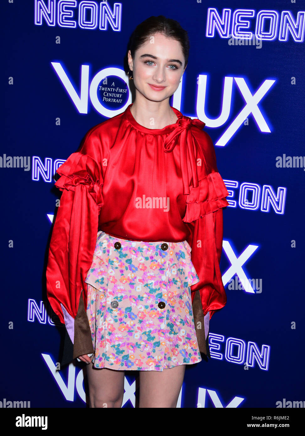 Los Angeles, California, USA. 05th Dec, 2018. Raffey Cassidy 034 at the Premiere Of Neon's Vox Lux at ArcLight Hollywood on December 5, 2018 in Hollywood, California. Credit: Tsuni / USA/Alamy Live News Stock Photo