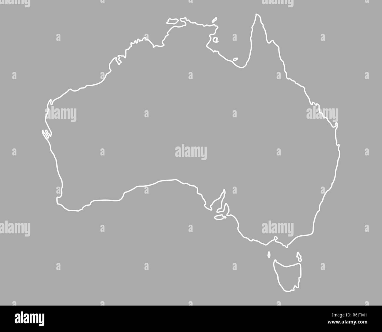 map-of-australia-stock-photo-alamy