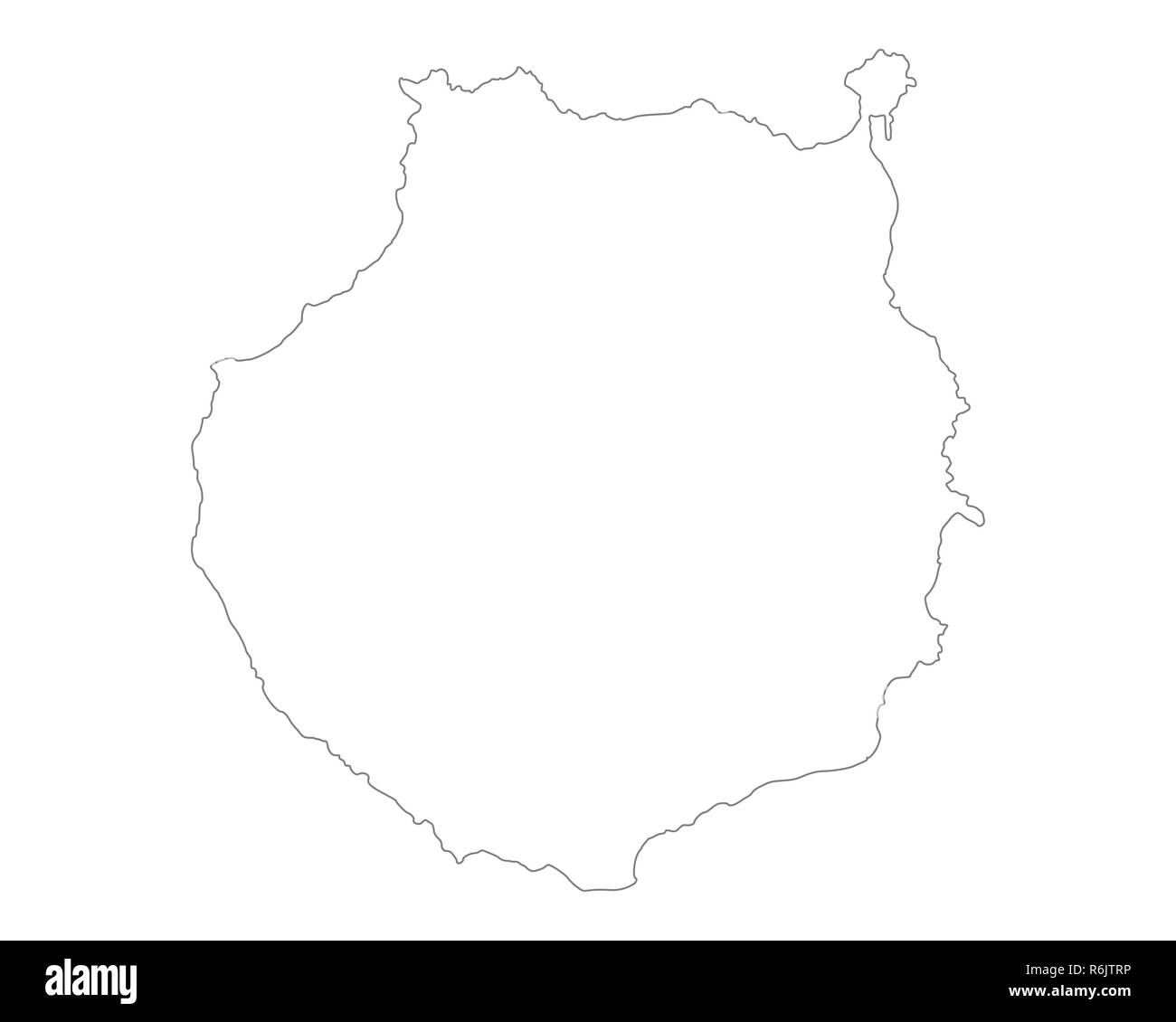 map of gran canaria Stock Photo Alamy