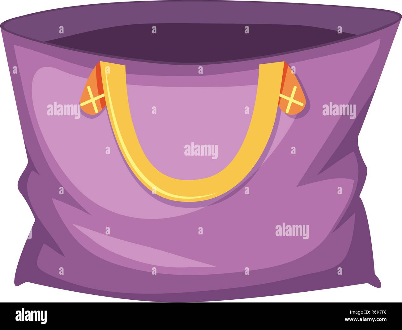Large purple tote bag illustration Stock Vector Image & Art Alamy