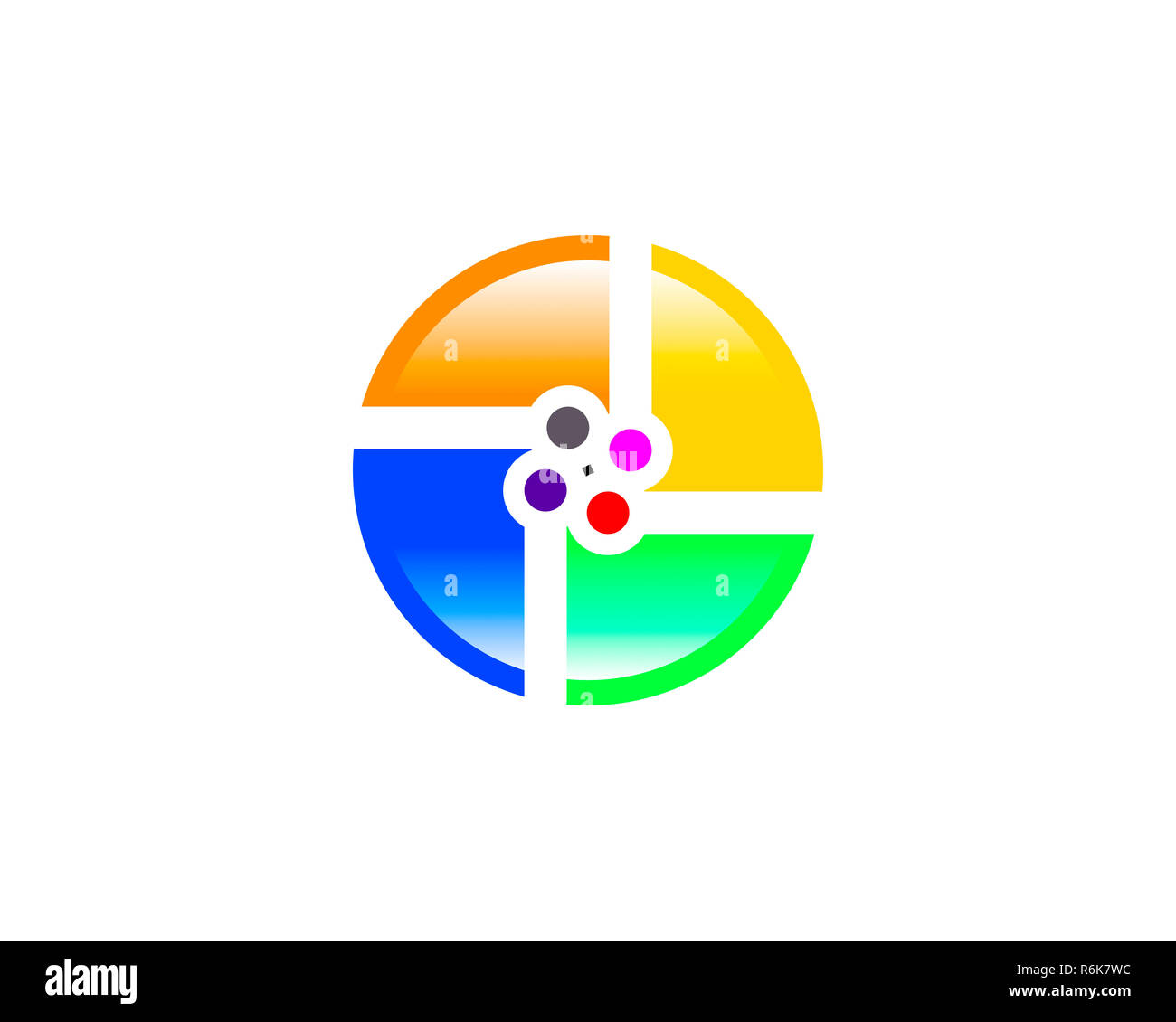 abstract circle logo Stock Photo - Alamy