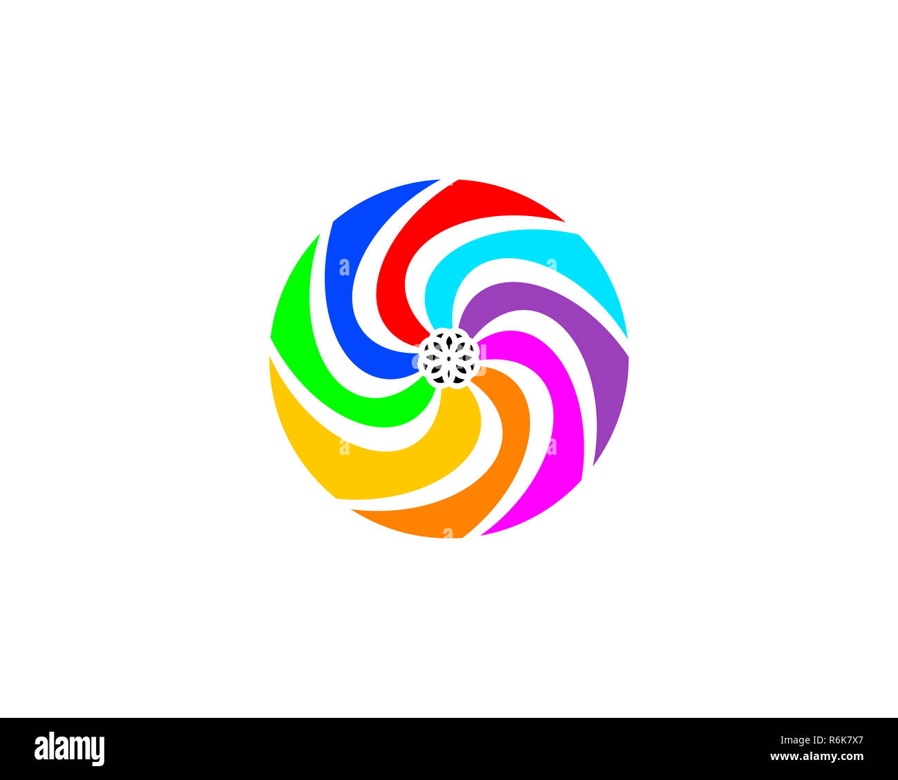 abstract circle logo Stock Photo - Alamy