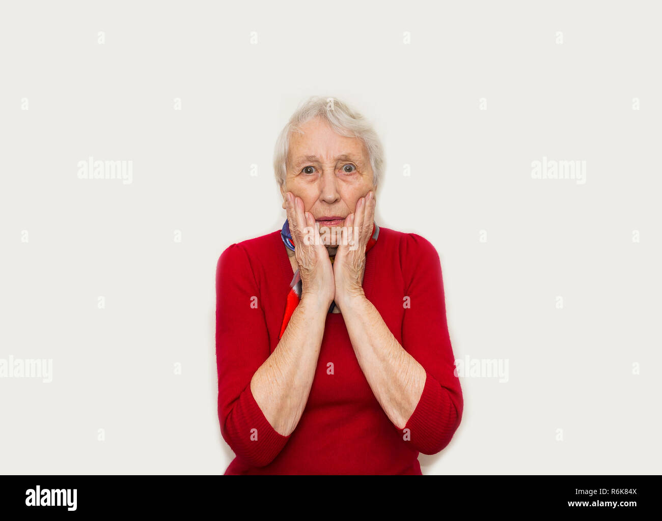 Shock horror surprise astonished woman hi-res stock photography and ...
