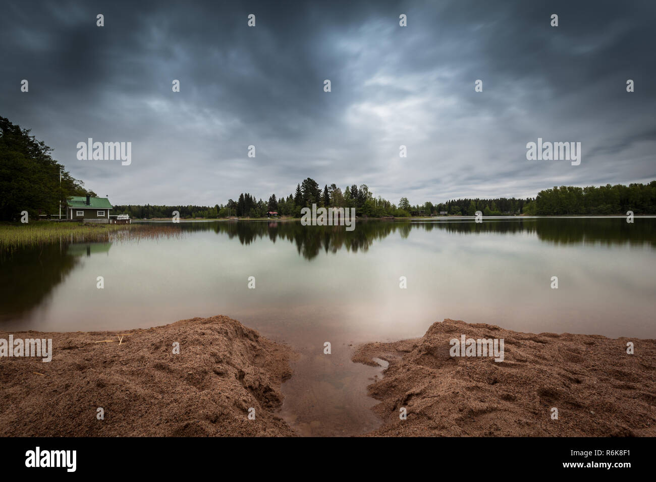 Calm before storm. Stock Photo