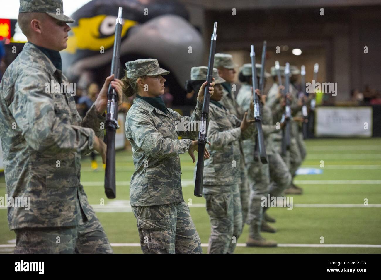 Airmen From The 363rd Training Squadron At Sheppard Air Force Base