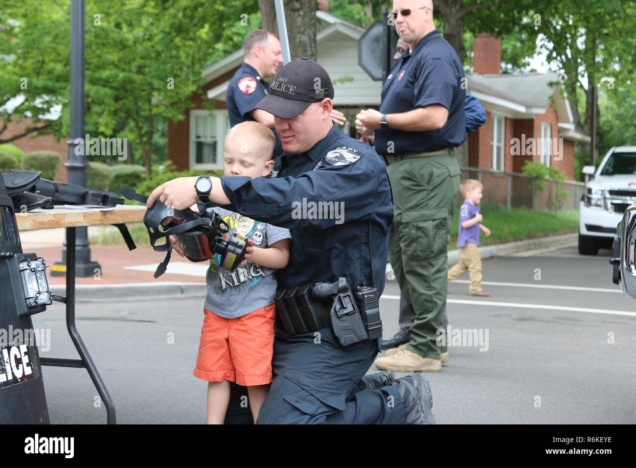 Officer Josh Marks, a traffic officer with the Cary Police Detachment