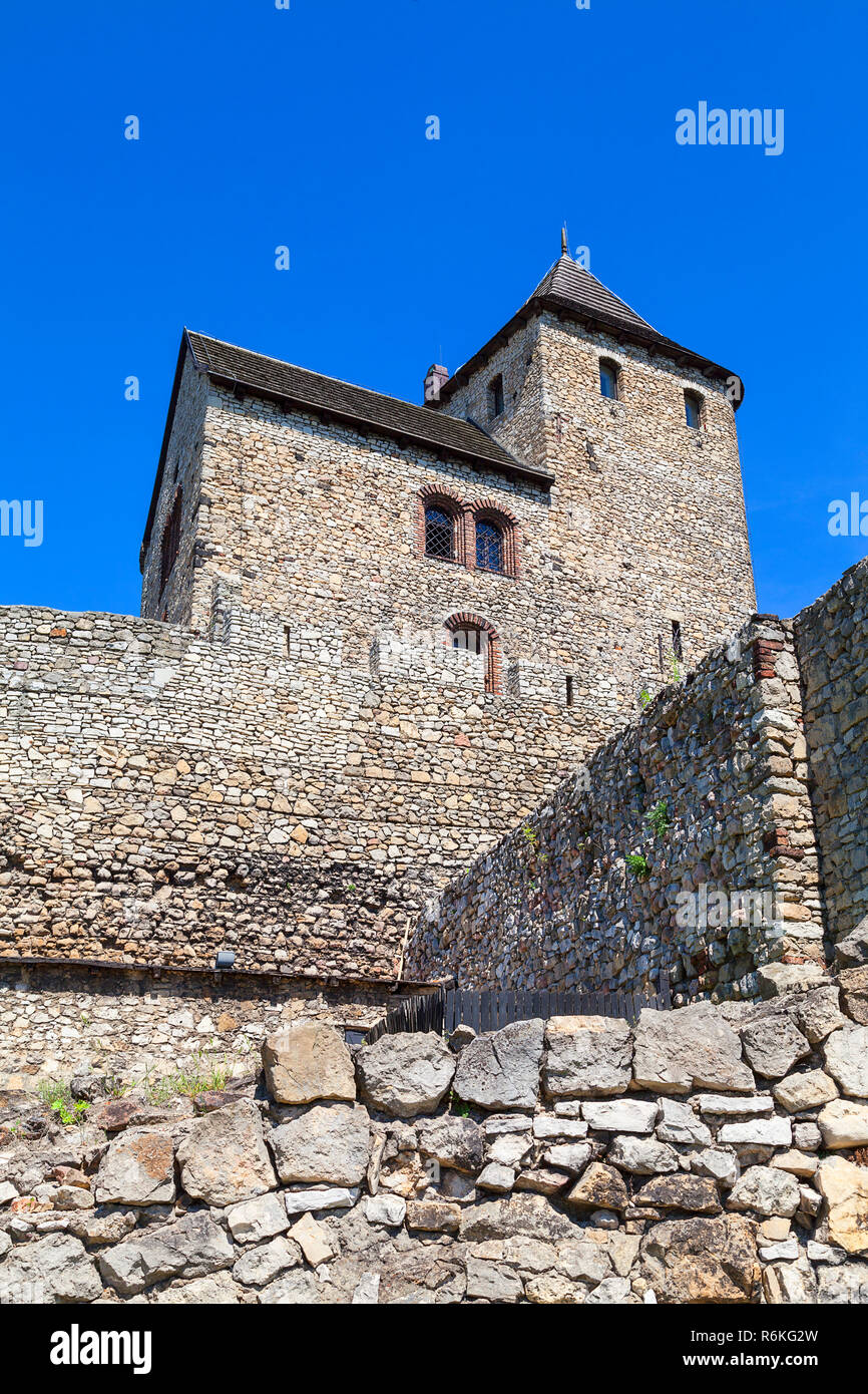 Medieval gothic castle, Bedzin Castle, Upper Silesia, Bedzin, Poland. Stock Photo