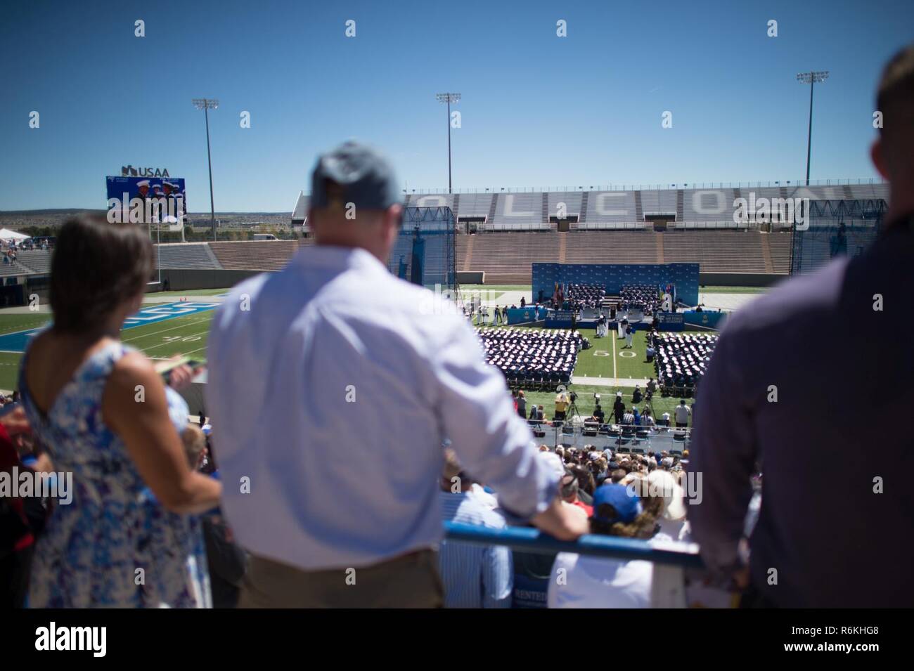 U.S. Air Force Academy Class of 2017 Cadets recieve their diplomas