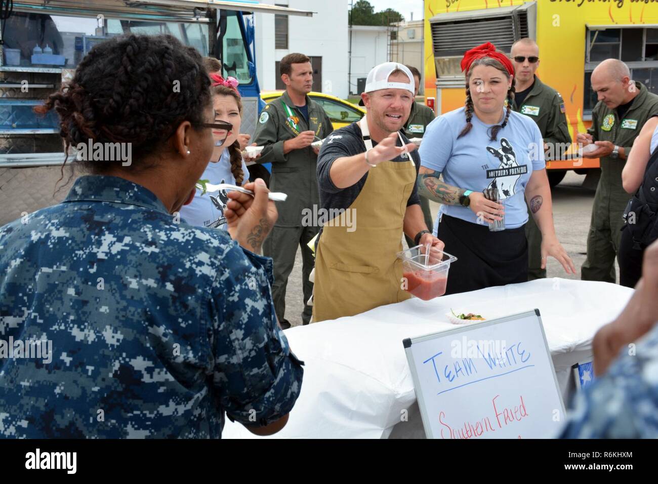 Pensacola Fla May 24 2017 Competitors From The Food