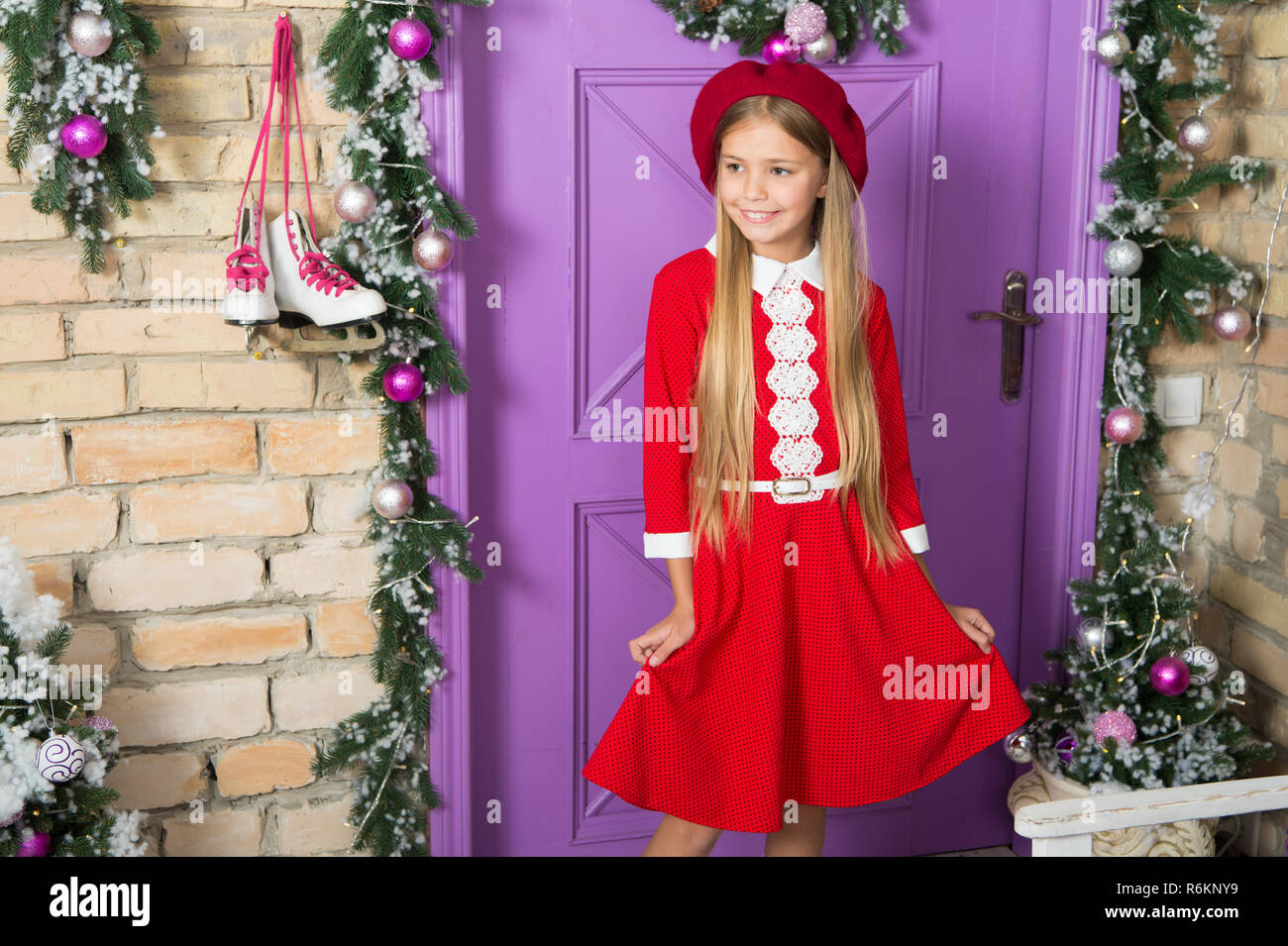 stylish cute little girl