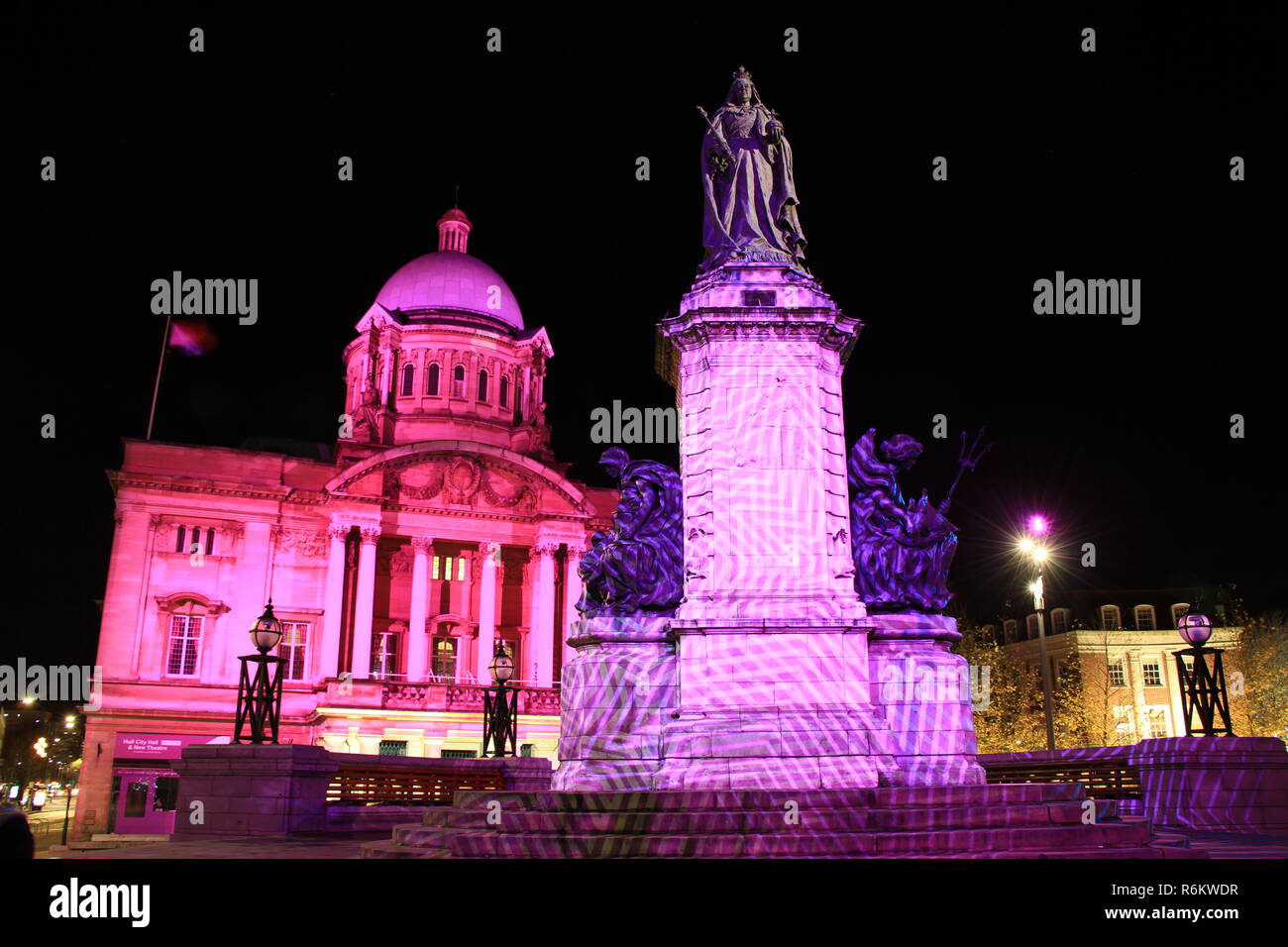 Queen Victoria Square, Hull Stock Photo Alamy