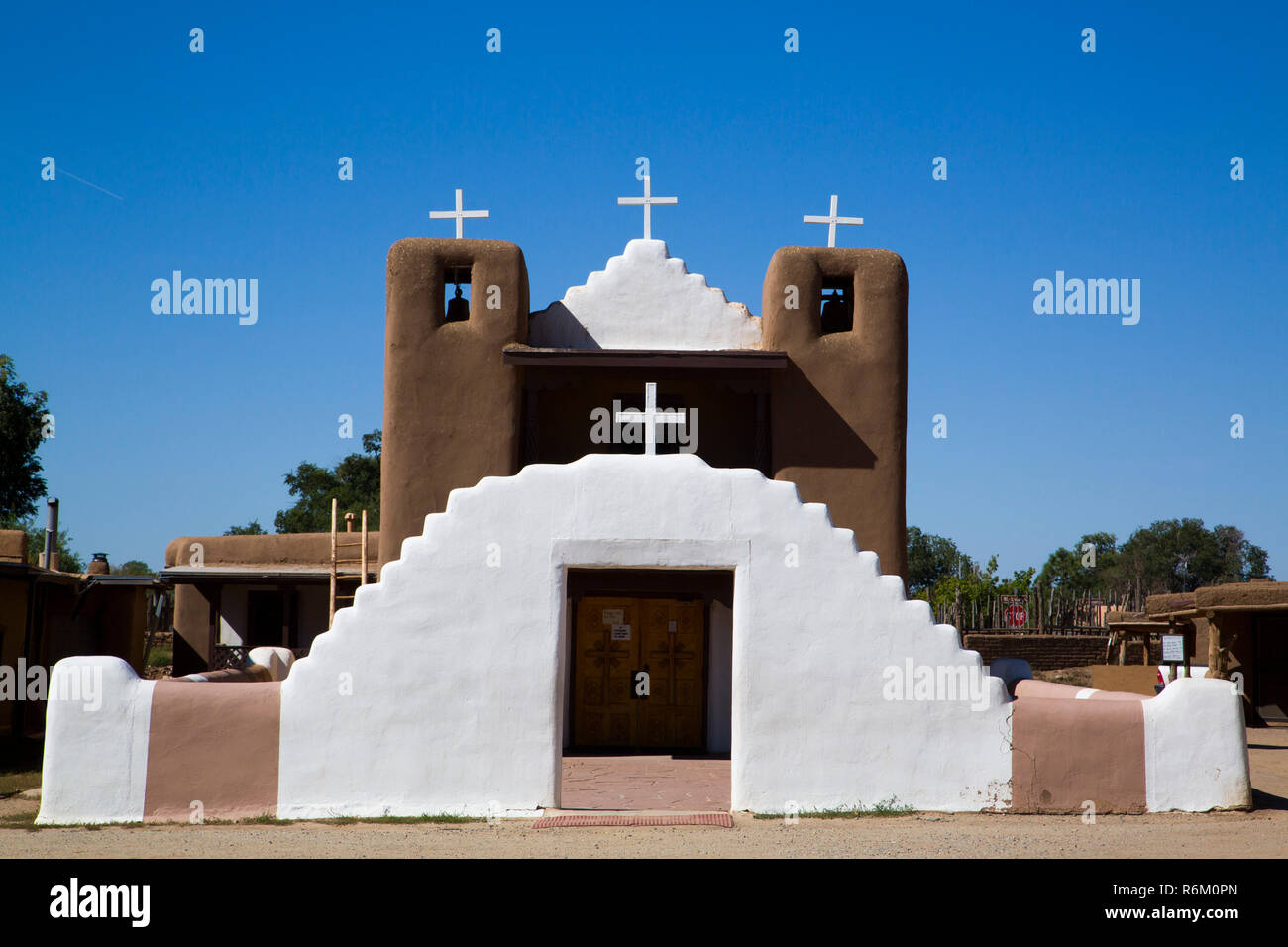 San Geronimo Chapel, Taos Pueblo, UNESCO World Heritage Site, Pueblo