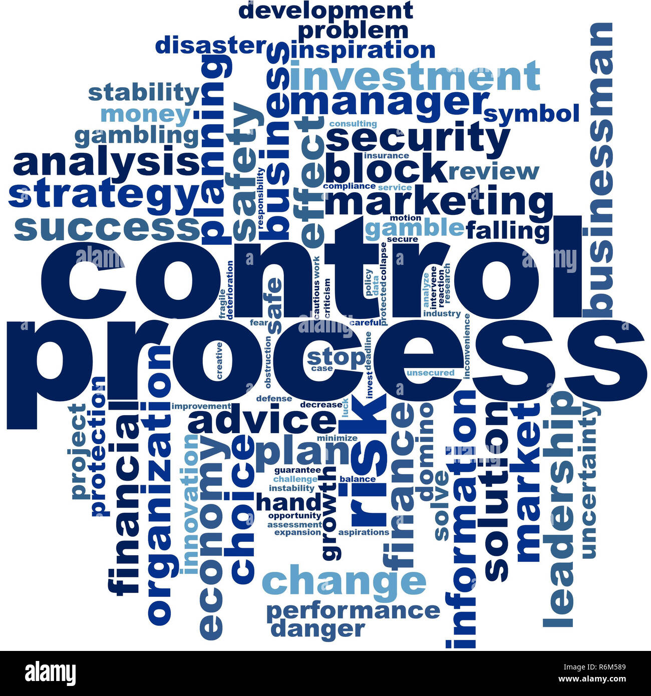 Process control word cloud Stock Photo - Alamy