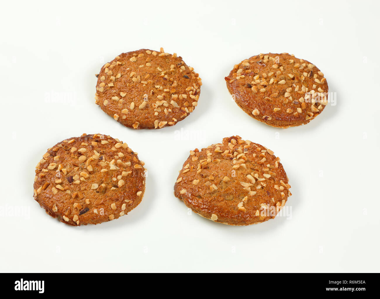 cookies with chopped nuts and almonds Stock Photo Alamy