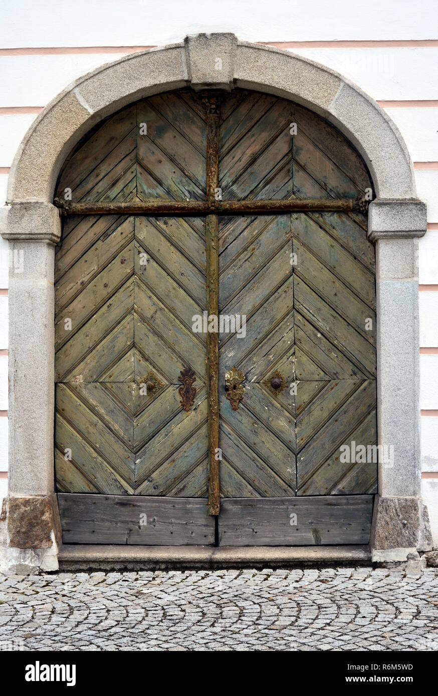 portal at wilhering abbey Stock Photo