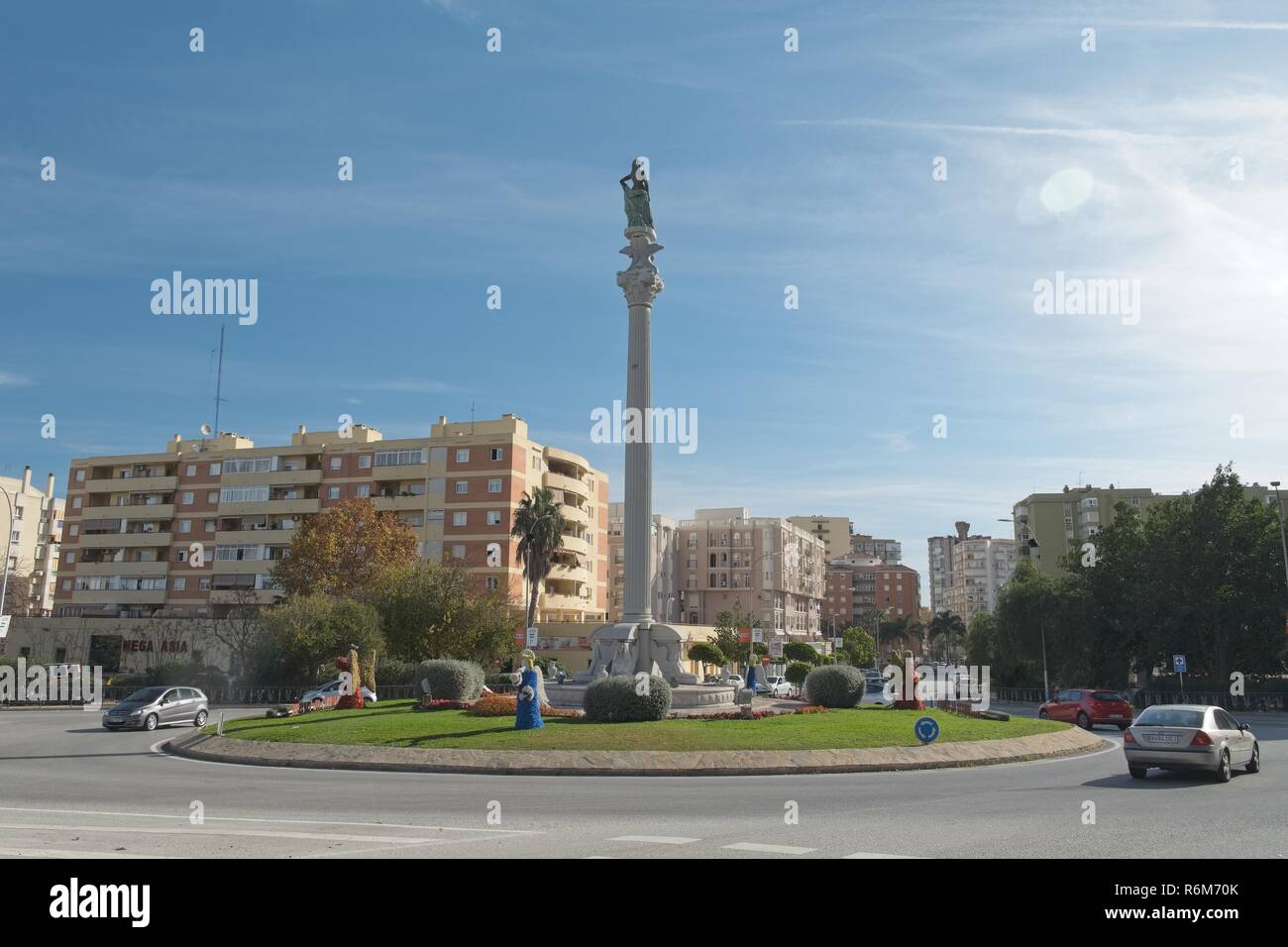 Monumento al Turista (Monument to the tourist). Torremolinos, Málaga, Spain. Stock Photo