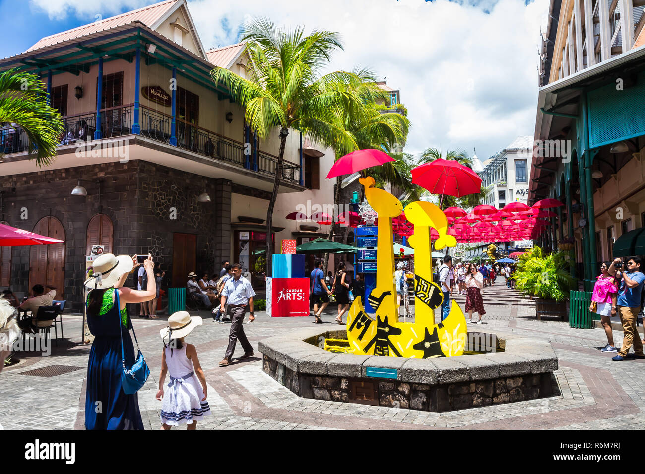 Port Louis, Mauritius February 12, 2018 Caudan Waterfront, main