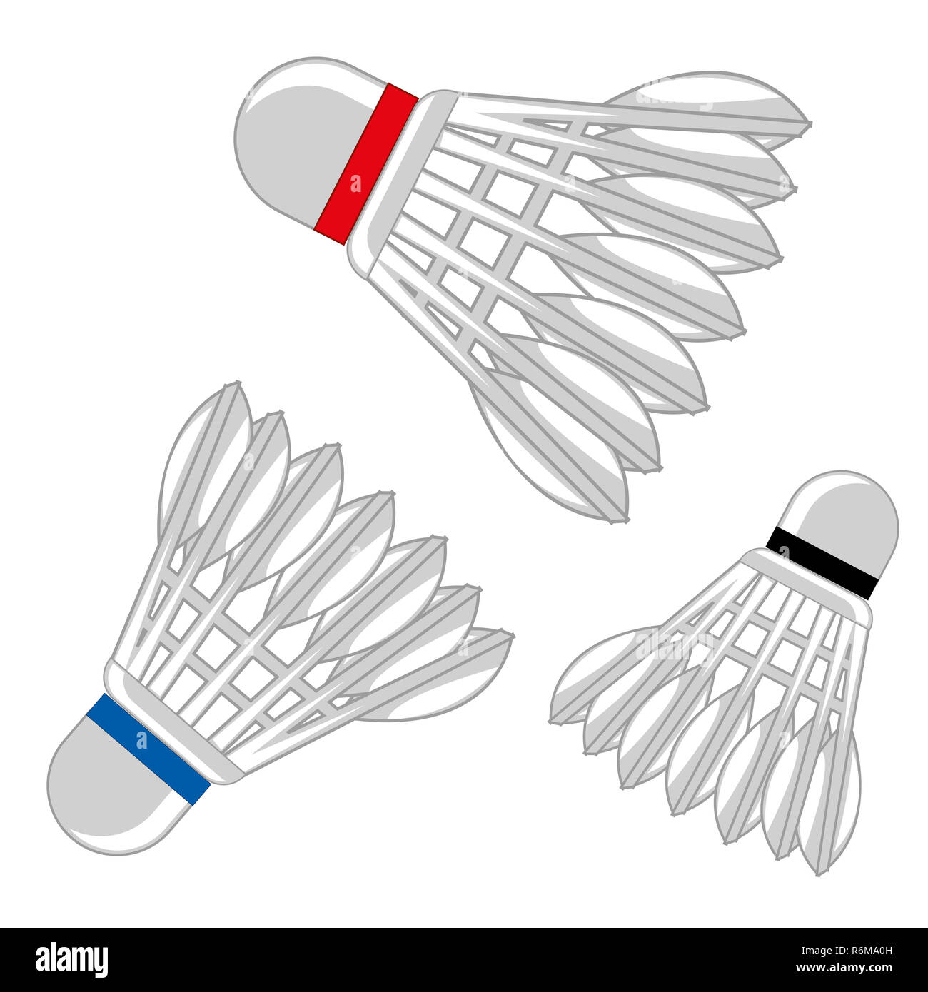 Shuttlecock for badminton Stock Photo Alamy