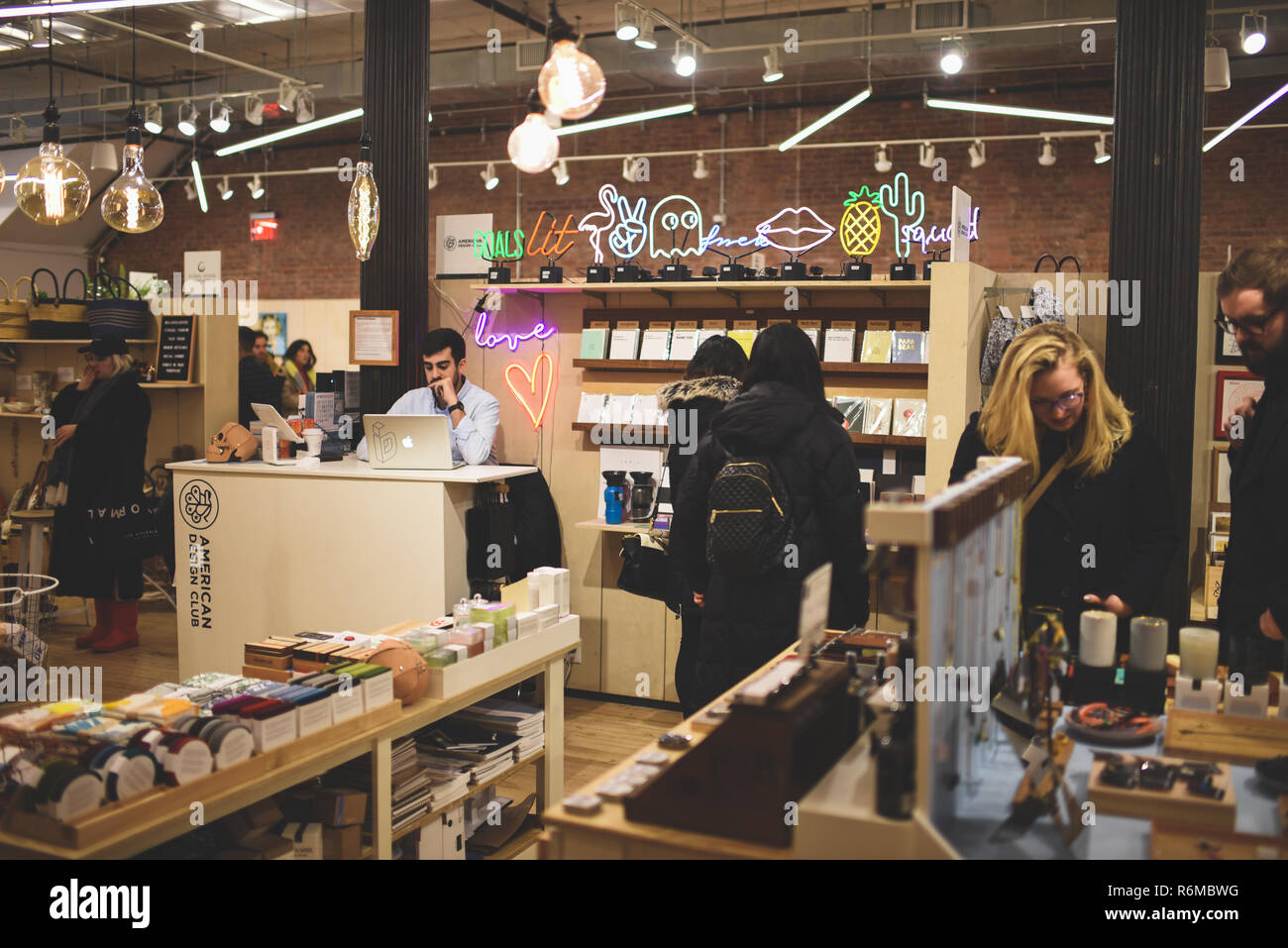 Canal Street Market, Manhattan, New York Stock Photo Alamy