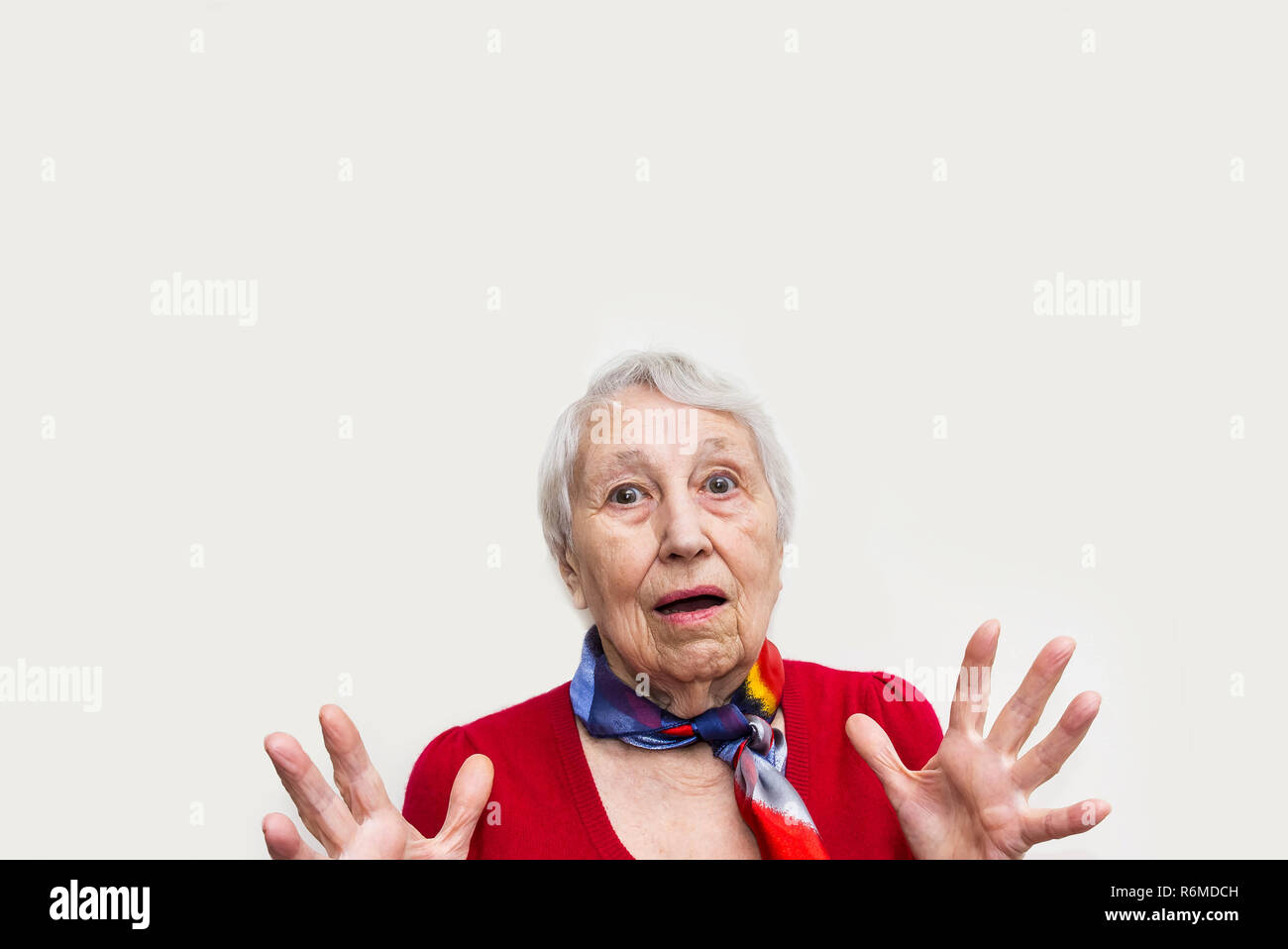 Shock horror surprise astonished woman hi-res stock photography and ...