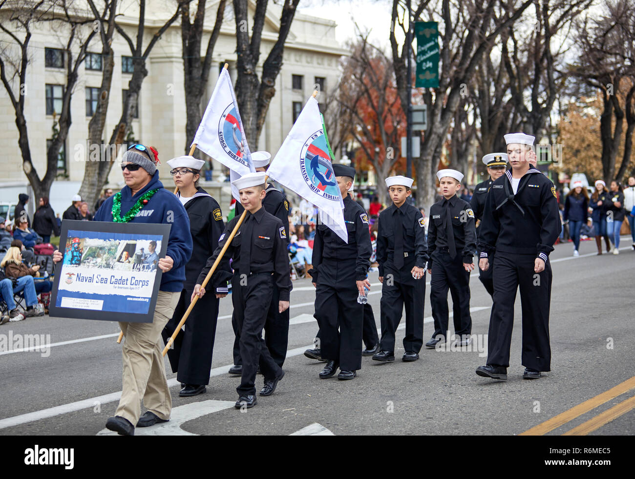 Prescott, Arizona, USA - December 1, 2018: Naval Sea Cadets ...
