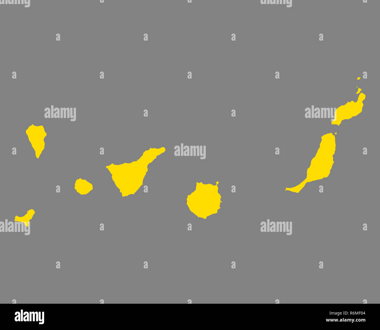 map of the canary islands Stock Photo Alamy