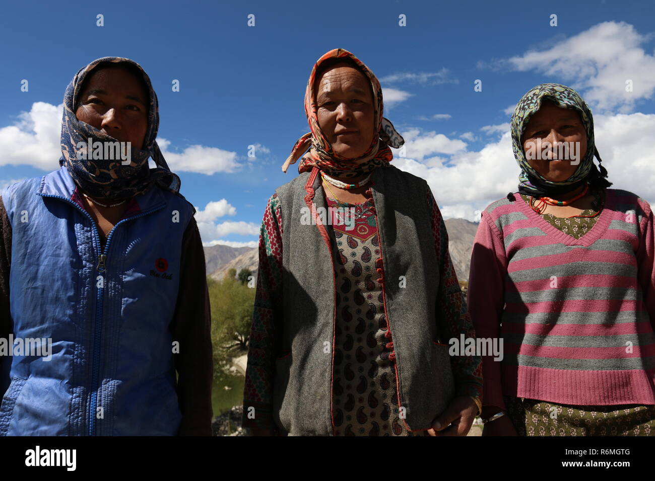 Nako, Kinnaur, Himachal Pradesh, India Stock Photo