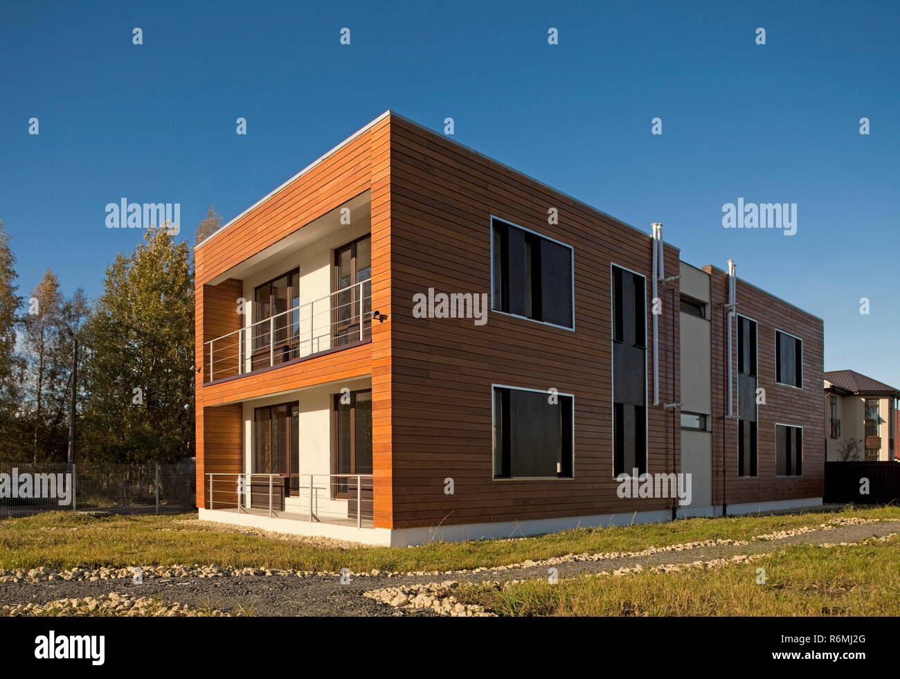 new residential building exterior Stock Photo - Alamy